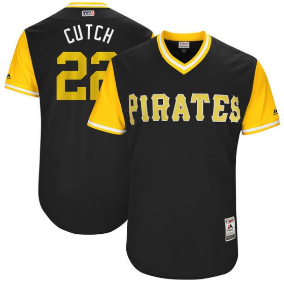 Men Pittsburgh Pirates 22 Cutch Brown New Rush Limited MLB Jerseys